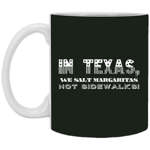 XP8434 11 oz. White Mug Unique design Texas Margaritas-stars