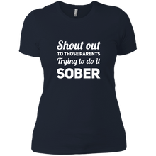 Load image into Gallery viewer, NL3900 Next Level Ladies&#39; Boyfriend T-Shirt Unique design Sober