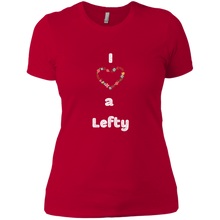 Load image into Gallery viewer, NL3900 Next Level Ladies&#39; Boyfriend T-Shirt Unique design Love A Lefty-color