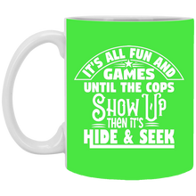 Load image into Gallery viewer, XP8434 11 oz. White Mug Unique design Fun &amp; Games