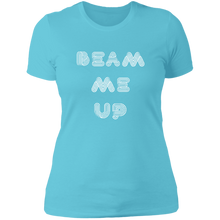 Load image into Gallery viewer, NL3900 Next Level Ladies&#39; Boyfriend T-Shirt Unique Design Beam Me Up