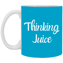 Load image into Gallery viewer, XP8434 11 oz. White Mug Unique design Thinking Juice