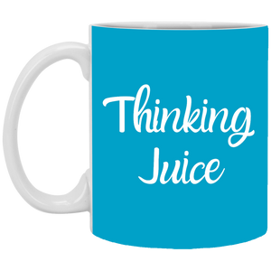 XP8434 11 oz. White Mug Unique design Thinking Juice