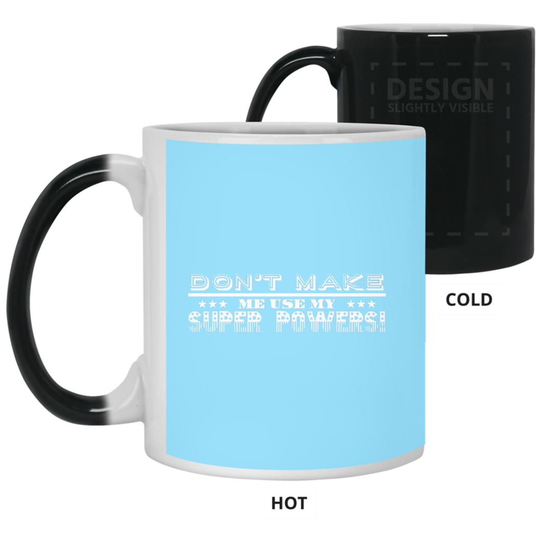 21150 11 oz. Color Changing Mug Unique design Super Powers