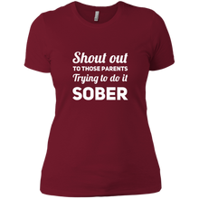 Load image into Gallery viewer, NL3900 Next Level Ladies&#39; Boyfriend T-Shirt Unique design Sober