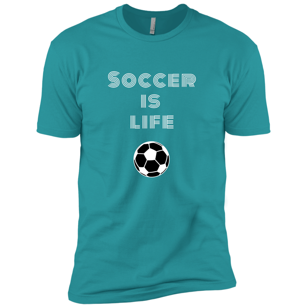 NL3600 Next Level Premium Short Sleeve T-Shirt Unique design Soccer Is Life