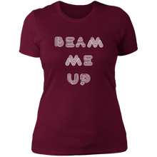 Load image into Gallery viewer, NL3900 Next Level Ladies&#39; Boyfriend T-Shirt Unique Design Beam Me Up