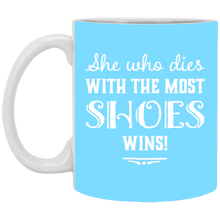 Load image into Gallery viewer, XP8434 11 oz. White Mug Unique design Shoes