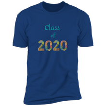 Load image into Gallery viewer, NL3600 Next Level Premium Short Sleeve T-Shirt Unique design Class of 2020-color for Graduating Seniors