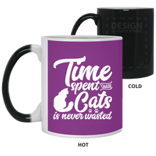 Load image into Gallery viewer, Unique design Time Spent With Cats mug