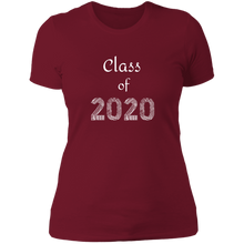 Load image into Gallery viewer, NL3900 Next Level Ladies&#39; Boyfriend T-Shirt Unique design Class of 2020 for Graduating Seniors