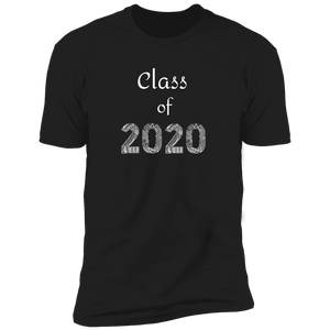 NL3600 Next Level Premium Short Sleeve T-Shirt Unique Design Class of 2020 for Graduating Seniors