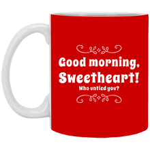 Load image into Gallery viewer, XP8434 11 oz. White Mug Unique design Good Morning Sweetheart