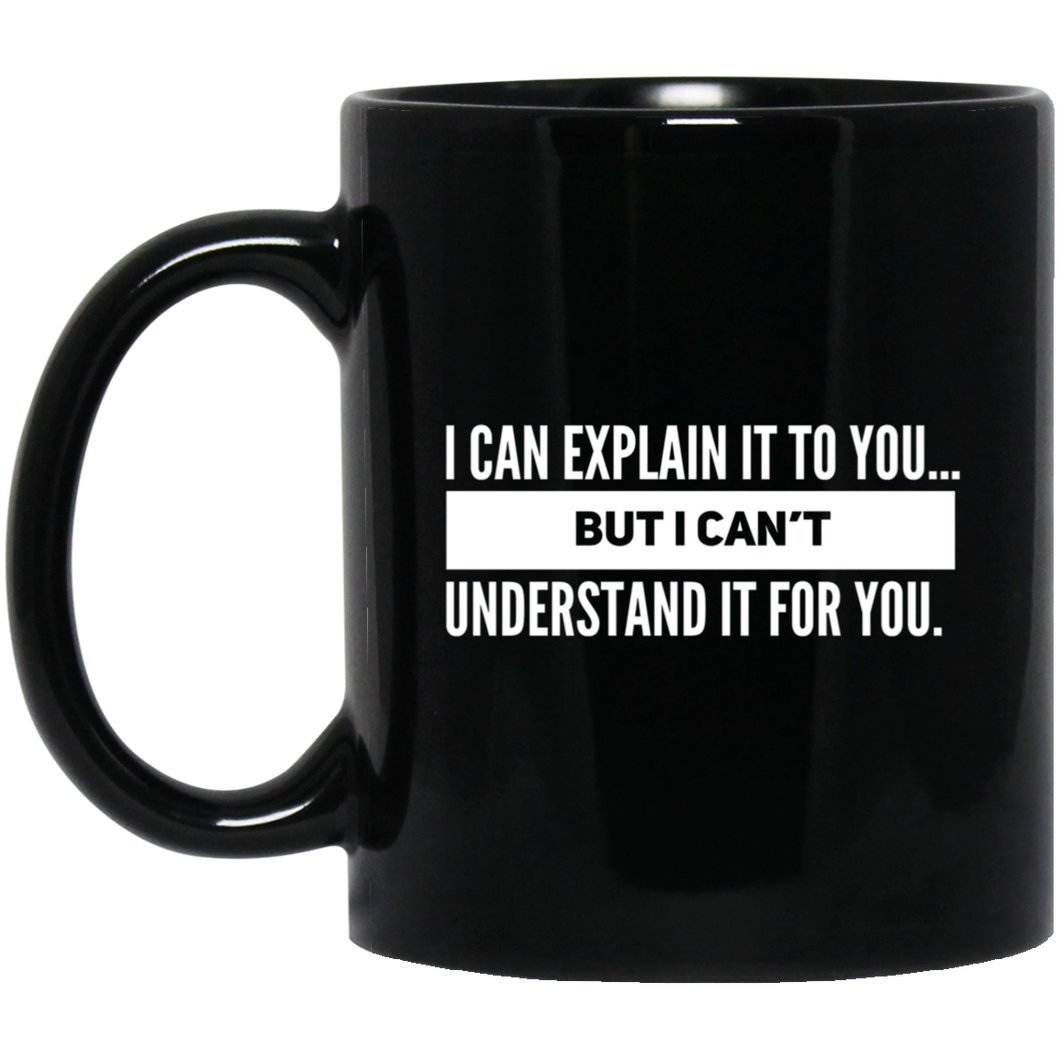 +Unique design Explain It mug