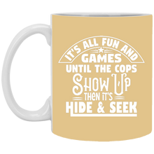 Load image into Gallery viewer, XP8434 11 oz. White Mug Unique design Fun &amp; Games