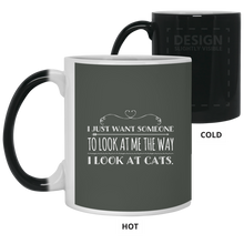 Load image into Gallery viewer, 21150 11 oz. Color Changing Mug Unique design Look At Cats