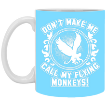 Load image into Gallery viewer, XP8434 11 oz. White Mug Unique design Flying Monkeys