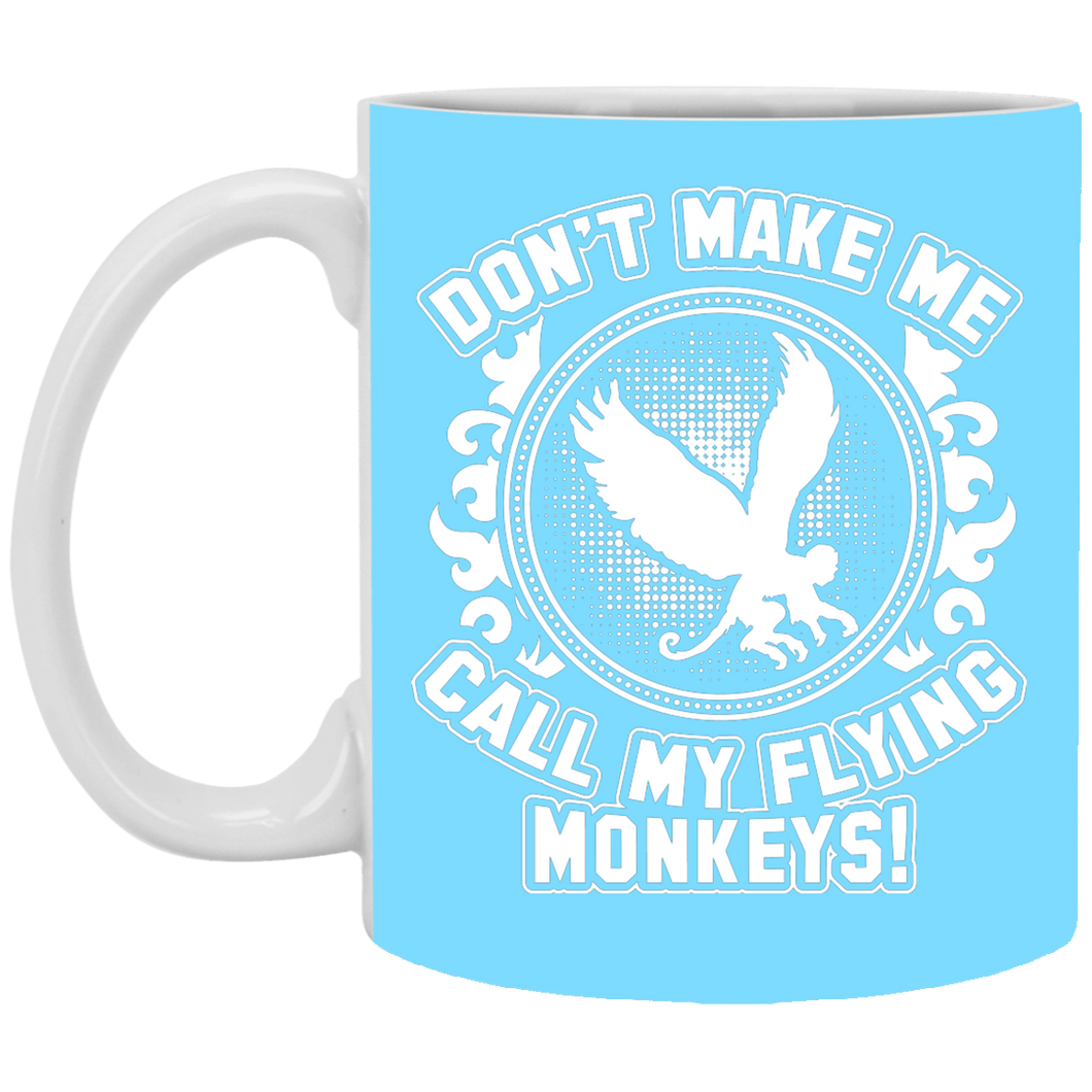 XP8434 11 oz. White Mug Unique design Flying Monkeys