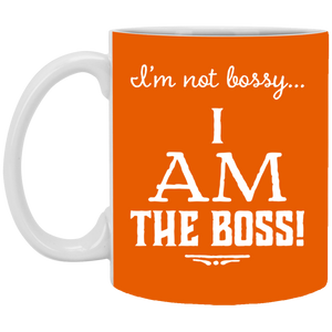 XP8434 11 oz. White Mug Unique design Bossy