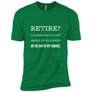 NL3600 Next Level Premium Short Sleeve T-Shirt Unique design Retirement