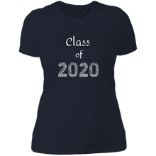 Load image into Gallery viewer, NL3900 Next Level Ladies&#39; Boyfriend T-Shirt Unique design Class of 2020 for Graduating Seniors