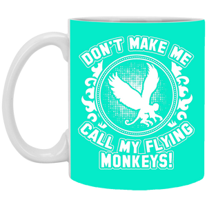 XP8434 11 oz. White Mug Unique design Flying Monkeys