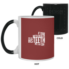 Load image into Gallery viewer, 21150 11 oz. Color Changing Mug Unique design Dealer Has All His Teeth