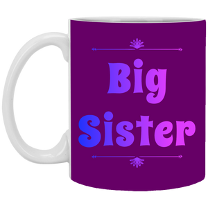 XP8434 11 oz. White Mug Unique design Big Sister