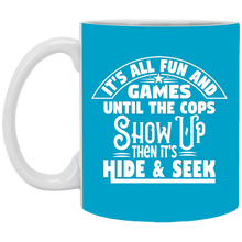 Load image into Gallery viewer, XP8434 11 oz. White Mug Unique design Fun &amp; Games