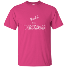 Load image into Gallery viewer, G200B Gildan Youth Ultra Cotton T-Shirt Unique design Howdy From Texas 2019