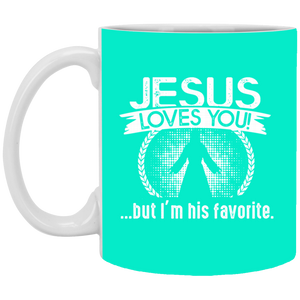 Unique design Jesus Loves You mug