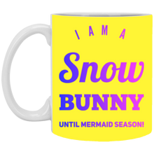 Load image into Gallery viewer, XP8434 11 oz. White Mug Unique design Snow Bunny-pink