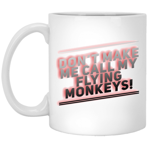 XP8434 11 oz. White Mug Unique design Flying Monkeys-color