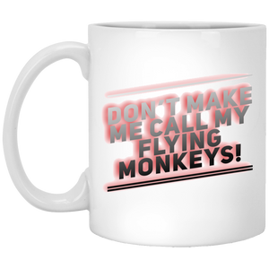 XP8434 11 oz. White Mug Unique design Flying Monkeys-color