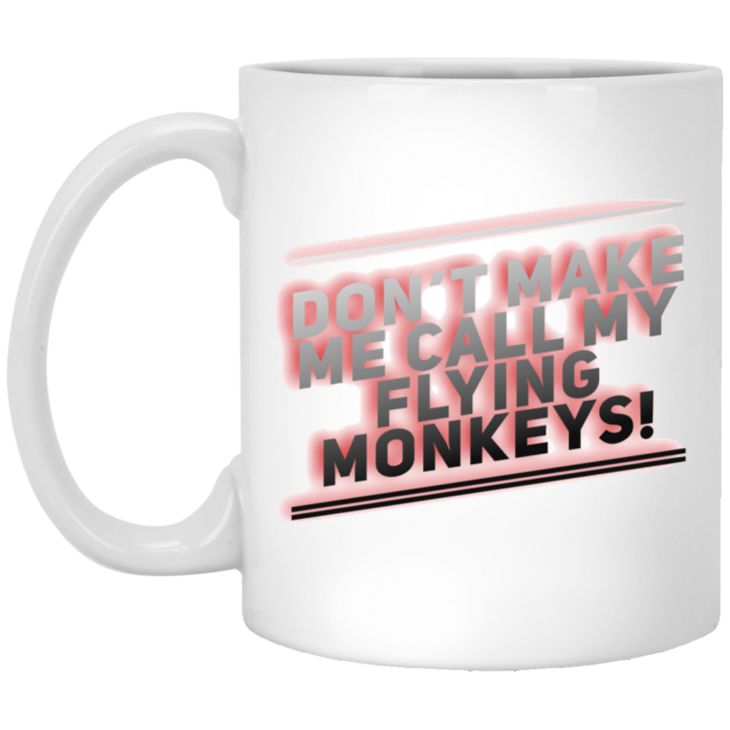 XP8434 11 oz. White Mug Unique design Flying Monkeys-color