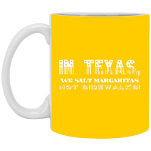 Load image into Gallery viewer, XP8434 11 oz. White Mug Unique design Texas Margaritas-stars