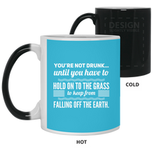 Load image into Gallery viewer, 21150 11 oz. Color Changing Mug Unique design Falling Off The Earth