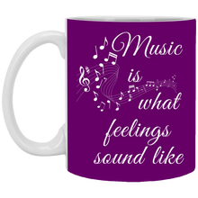 Load image into Gallery viewer, Unique design Music Feelings mug