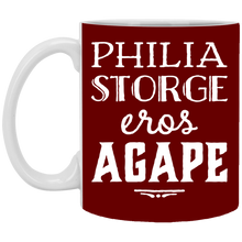 Load image into Gallery viewer, XP8434 11 oz. White Mug Unique design Agape