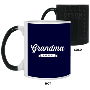 21150 11 oz. Color Changing Mug Unique design Grandma est. 2020