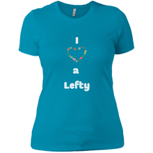 Load image into Gallery viewer, NL3900 Next Level Ladies&#39; Boyfriend T-Shirt Unique design Love A Lefty-color