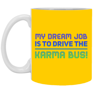 +Unique design Karma Bus mug