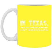 Load image into Gallery viewer, XP8434 11 oz. White Mug Unique design Texas Margaritas-stars