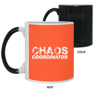 21150 11 oz. Color Changing Mug Unique design Chaos Coordinator