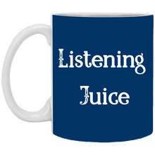 Load image into Gallery viewer, XP8434 11 oz. White Mug Unique design Listening Juice