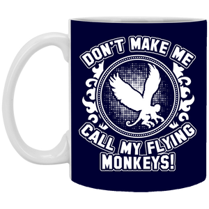 XP8434 11 oz. White Mug Unique design Flying Monkeys