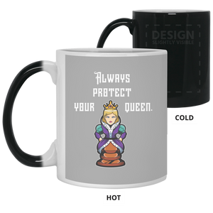 21150 11 oz. Color Changing Mug Unique design Protect Your Queen